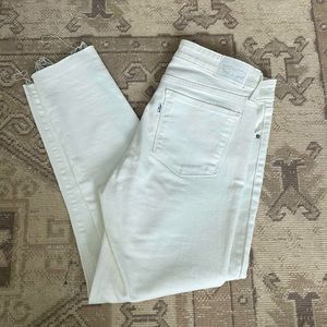 Levi Skinny Jeans White 711